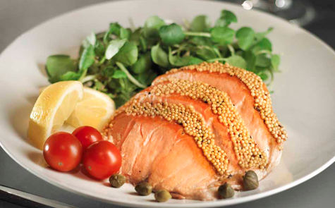 Kiln Roasted Salmon with Honey & Mustard Seed 160g